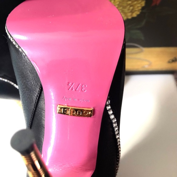 ❤️🙈🌹Gucci Fosca leather crystal boot🌹🙈❤️ - Picture 8 of 8